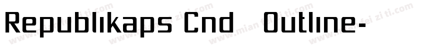 Republikaps Cnd   Outline字体转换